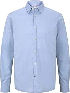 Tom Tailor Slim Fit Hemd langarm light blue oxford (Herren)