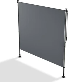 Juskys Barbados Senkrechtmarkise 200x316cm grau