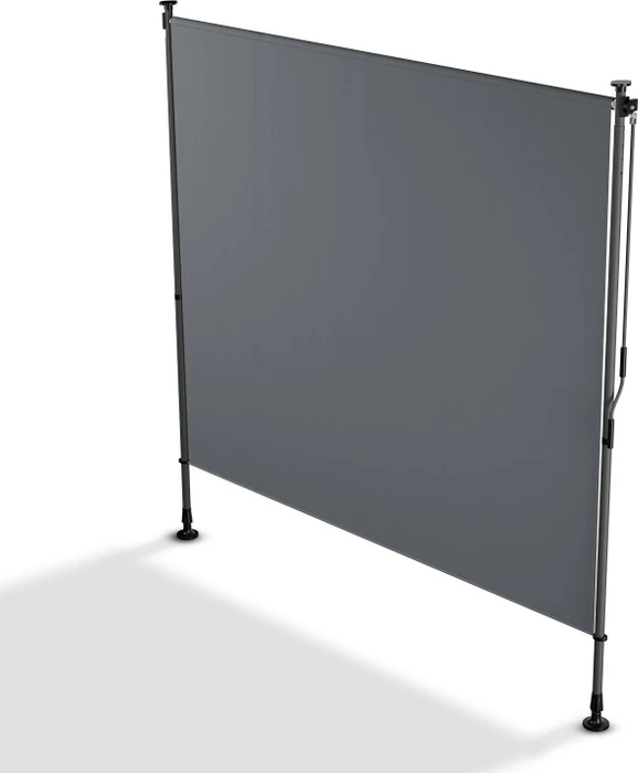 Juskys Barbados Senkrechtmarkise 200x316cm grau