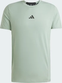 adidas Designed For Training Workout Funktionsshirt kurzarm silver green (Herren)