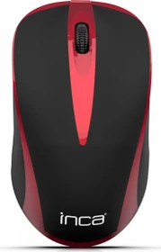 Inca IWM-221RSK Wireless Mouse schwarz/rot, USB