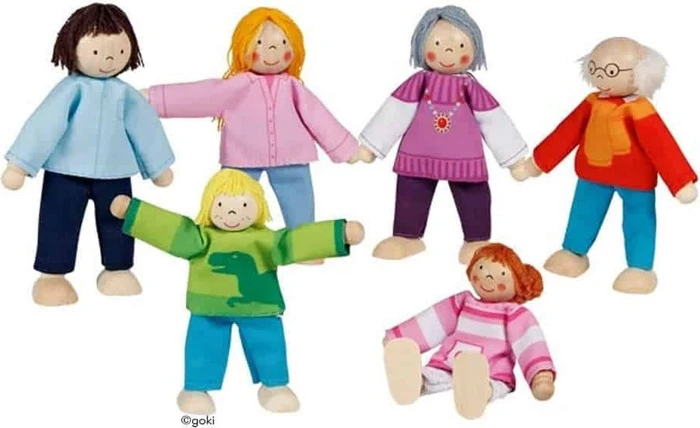 Goki Biegepuppen Moderne Familie (51496)