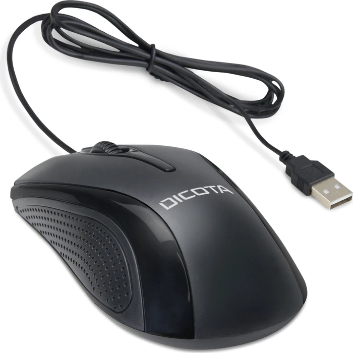 Dicota Kabelgebundene Maus schwarz, USB