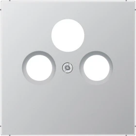 Jung Serie LS Abdeckung für Universal-Sat/BK-Dosen, Aluminium