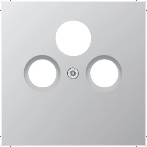 Jung Serie LS Abdeckung für Universal-Sat/BK-Dosen, Aluminium