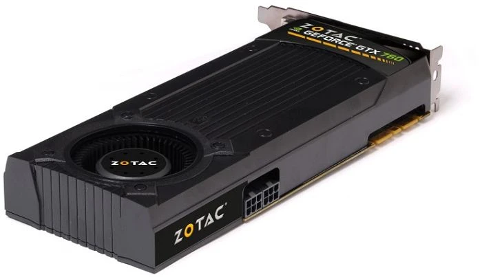 Zotac GeForce GTX 760, 4GB GDDR5, 2x DVI, HDMI, DP