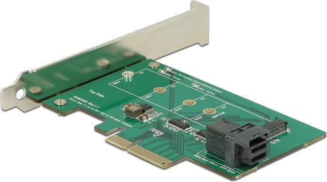 DeLOCK PCIe -> M.2 PCIe, PCIe -> U.2 miniSAS HD