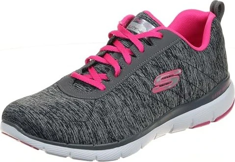 Skechers Flex Appeal 3.0 Insiders schwarz/rosa (Damen)
