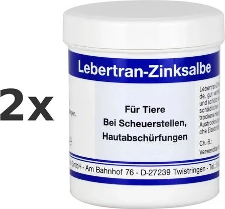 Pharmamedico Lebertran Zinksalbe für Tiere, 100g