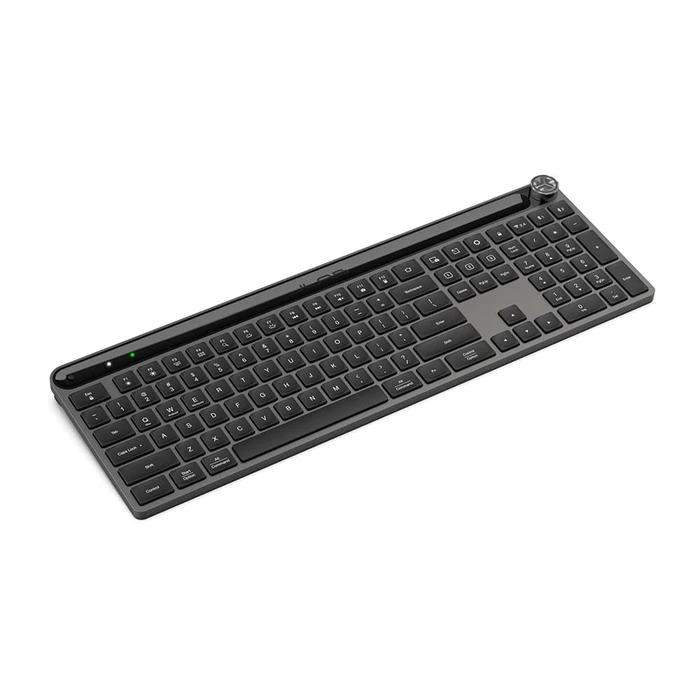 JLab Epic Wireless Keyboard, schwarz, LEDs weiß, USB/Bluetooth, DE