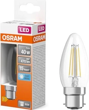 Osram Ledvance LED Star Classic B40 4W/840 B22d