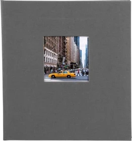 Goldbuch Buch Fotoalbum Bella Vista 30x31 schwarze Seiten grau