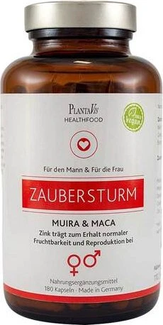 PlantaVis Muira & Maca für Mann & Frau Kapseln, 180 Stück