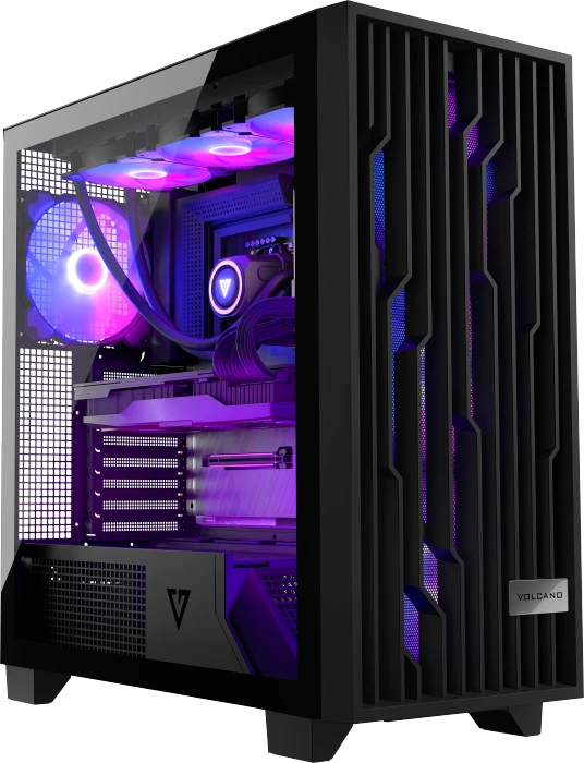 Modecom Volcano Perun Apex ARGB 3F Black, Glasfenster
