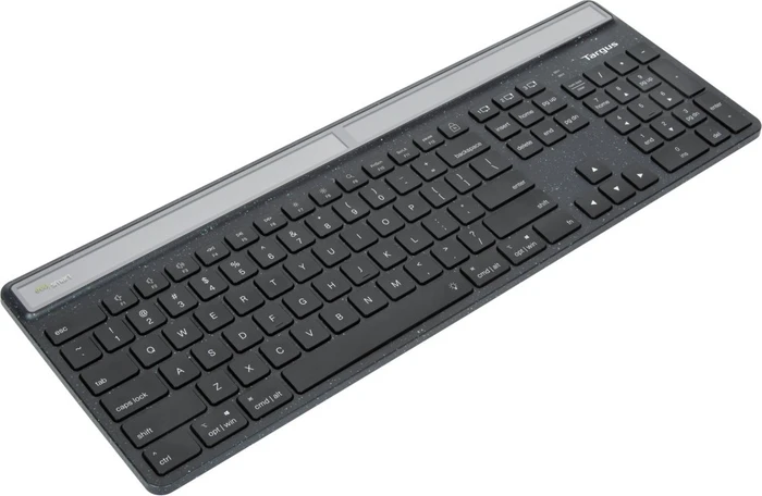 Targus EcoSmart Solar Keyboard, schwarz, Bluetooth, UK