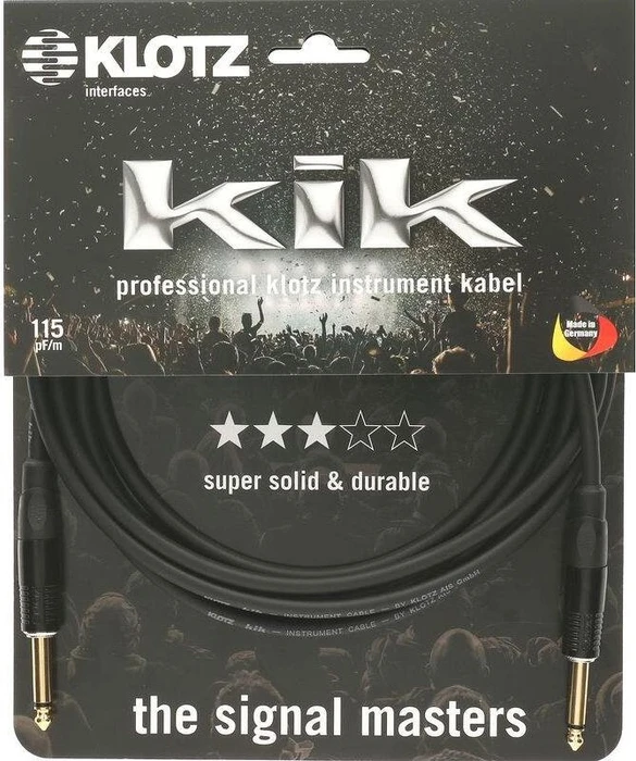 Klotz KIK schwarz 6.0m