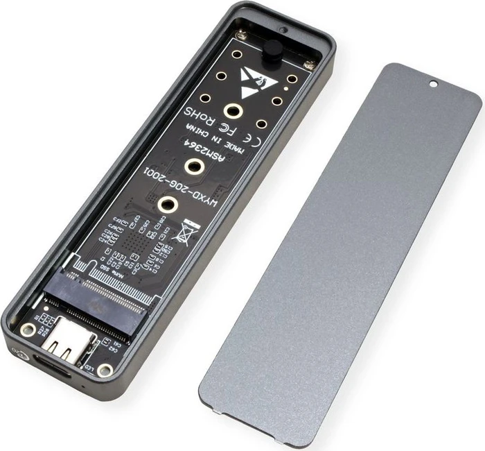 Roline / Secomp Value Festplattengehäuse für M.2 NVMe SSD, USB-C 3.2