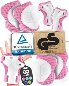 99Flips 6tlg Protektoren Set pink (Junior)