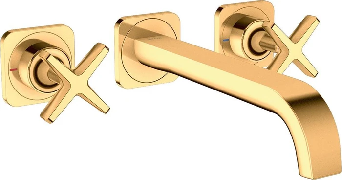 Hansgrohe Axor Citterio E Waschbeckenarmatur Unterputz polished goldoptik