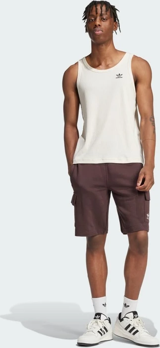 adidas Trefoil Essentials Shirt ärmellos wonder white (Herren)