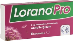 Hexal Lorano Pro 5mg Filmtabletten, 6 Stück
