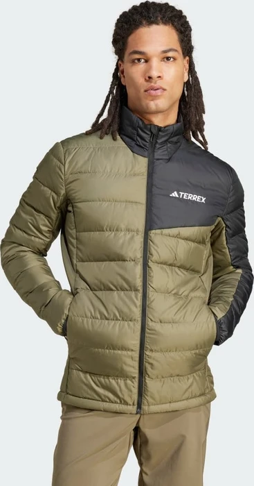 adidas Terrex Multi Light Daunen Jacke olive strata/black (Herren)
