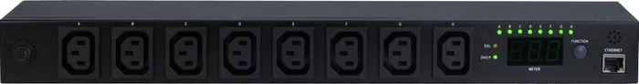 Inter-Tech SW-1081 19" PDU, 1HE, 8-fach (88887029) – Bild 2 von 4