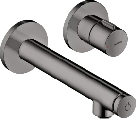 Hansgrohe Axor Uno Unterputz für Wandmontage Select mit Auslauf 158mm polished black chrome