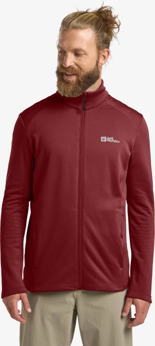Jack Wolfskin Kolbenberg Full Zip Jacke deep ruby (Herren)
