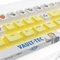 Ducky x Fallout Vault-Tec Keycap Set, Kunststoff (PBT) Double-Shot, weiß/gelb, 132 Tasten, ISO-DE Vorschaubild