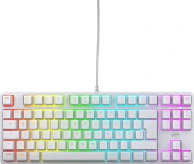 Cherry Xtrfy K4V2 TKL, weiß, LEDs RGB, MX2A RGB RED, USB, DE