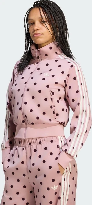 adidas Satin Polka Dots TT Track Top Trainingsjacke dual lilac (Damen)