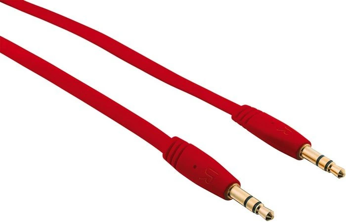 Trust Urban Revolt 3.5mm-Klinke Flachkabel 0.2m rot (20177)