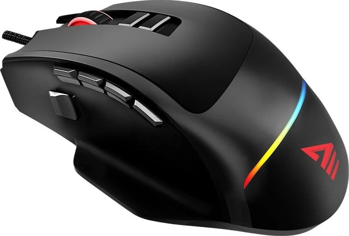 Savio Valiant RGB Gaming Mouse schwarz, USB