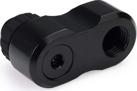 Alphacool Apex Grip Versatzstück 27mm G1/4" AG auf G1/4" IG drehbar, schwarz