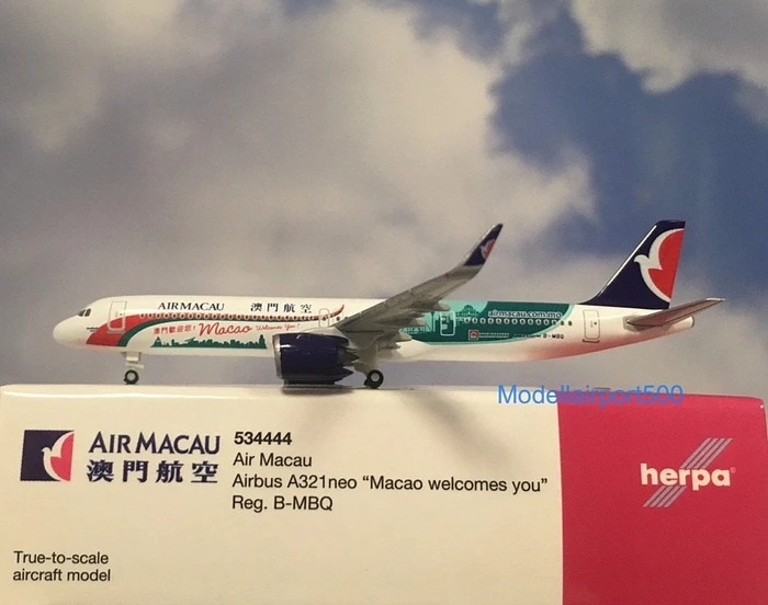Herpa Air Macau Airbus A321neo - B-MBQ Macao welcomes you