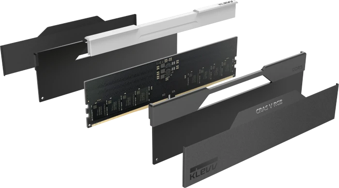 Klevv Cras V RGB Obsidian Black UDIMM 32GB Kit, DDR5-6000, CL30-38-38-78