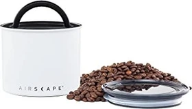 Airscape Kaffeedose klein Aufbewahrungsbehälter weiß matt