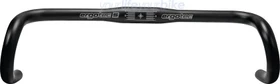 Ergotec Randonneur 31.8mm/0mm/0° up/16° back Rennrad Lenker 124mm/85mm 510mm schwarz