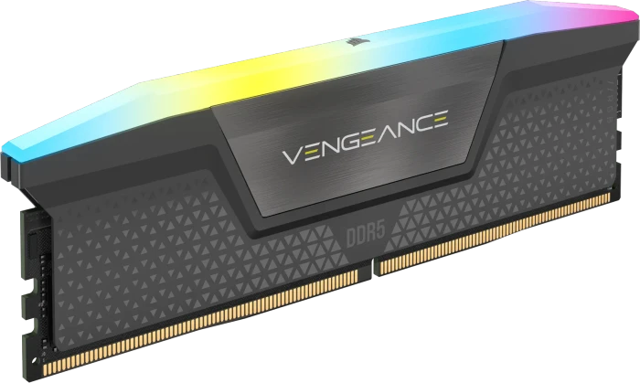 Corsair Vengeance RGB grau UDIMM 32GB Kit, DDR5-6000, CL36-44-44-96