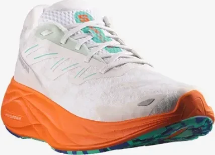 Salomon Aero Glide 2 white/cherry tomato/electric green (Herren)