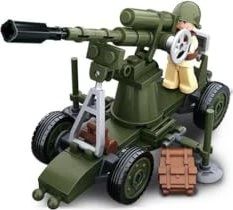 Sluban Army WWII Allied Anti Aircraft Gun