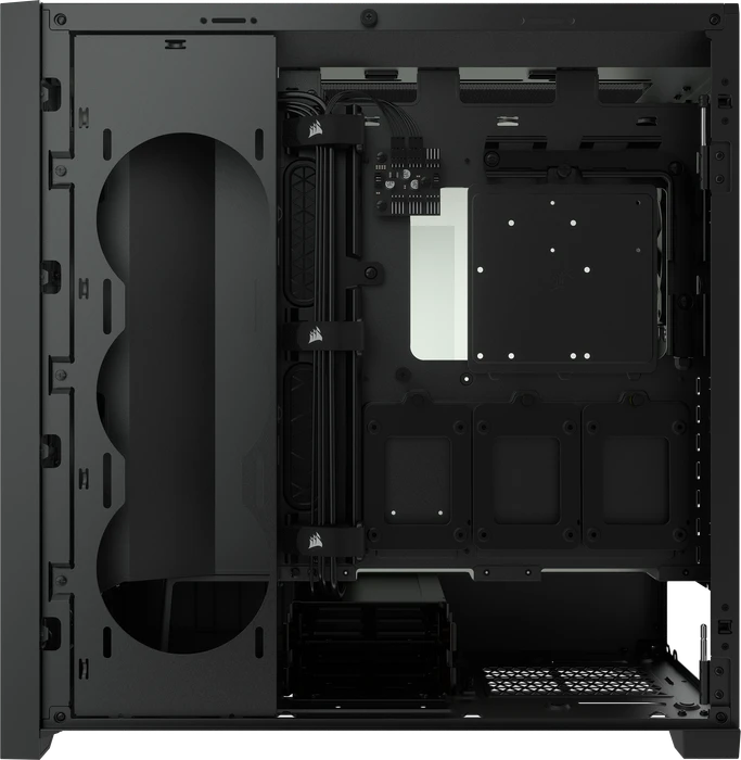 Corsair 5000D, schwarz, Glasfenster