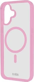 SBS Mobile Mag Frame Case für Apple iPhone 16 rosa