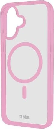 SBS Mobile Mag Frame Case für Apple iPhone 16 rosa