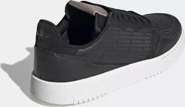 adidas Supercourt core black/crystal white/platinum metallic (Damen)