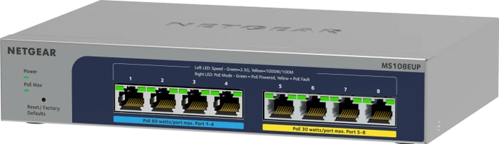 Netgear MS100 Desktop 2.5G Smart Switch, 8x RJ-45, 230W PoE++