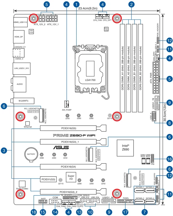 ASUS Prime Z690-P WIFI (Intel 1700)