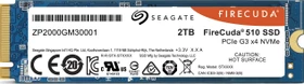 Seagate FireCuda 510 SSD +Rescue 2TB, M.2 2280 / M-Key / PCIe 3.0 x4