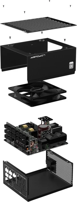 LC-Power Platinum Pro-Serie LC1200P2 V3.1 1200W, ATX 3.1